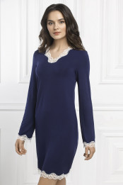 Нічна сорочка Elizabeth, колір: блакитний-молочний — preview