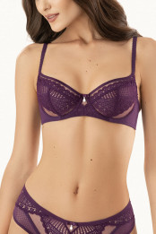 Soft bra MEGY, color: dark violet — preview
