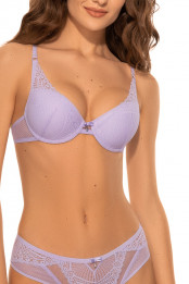 Push-up moulded bra INES, color: violet  — preview
