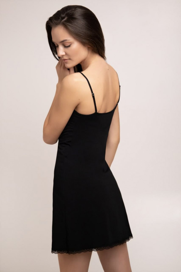Night dress Cintia, color: black — photo 2