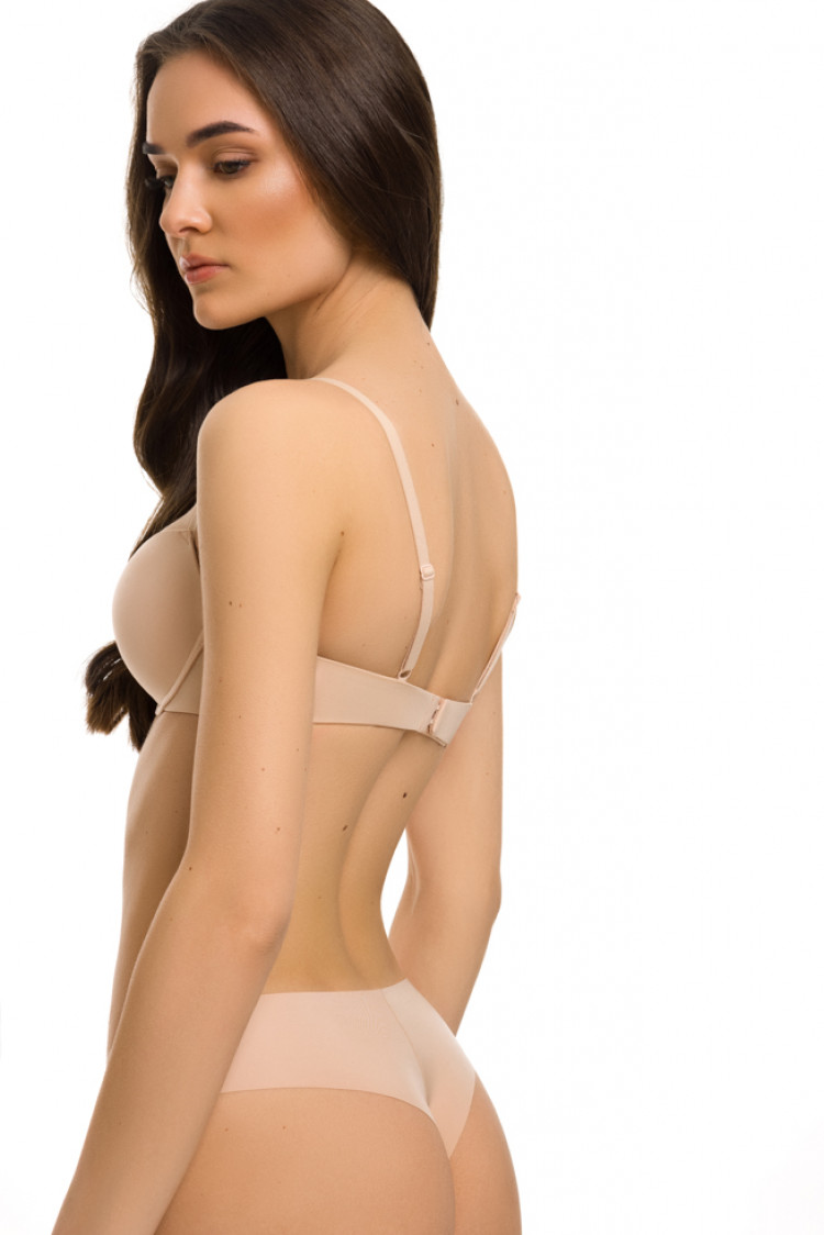 Push-up moulded bra SIRI, color: beige — photo 2