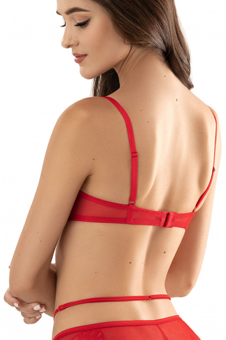 Moulded bra ERYN, color: red — photo 2